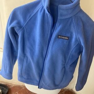 Columbia Soft Sky Blue Fleece Jacket
